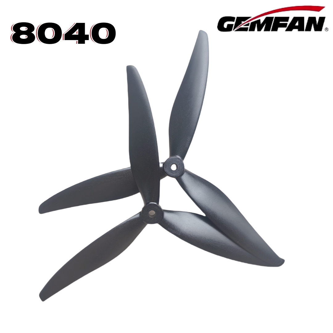 Fpv Drone Motor - Gemfan 8040 8X4X3 3-blade 8-inch Propeller