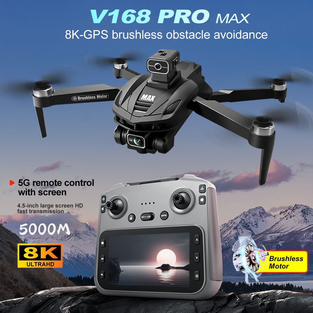 Fpv Drone Charger - V168 PRO Max GPS Drone 8K