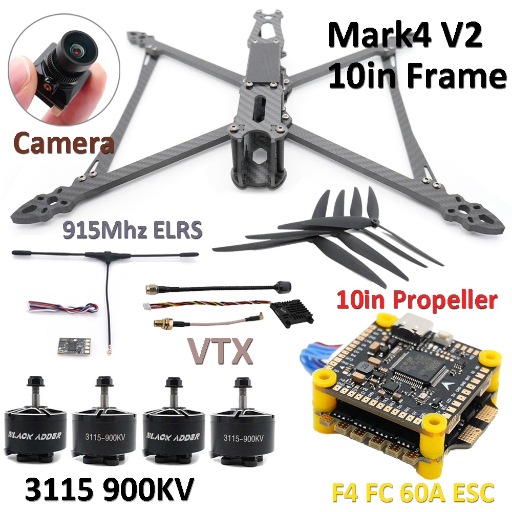 Fpv Drone Tool Kit - Mark4 V2 10in Frame Combo Set