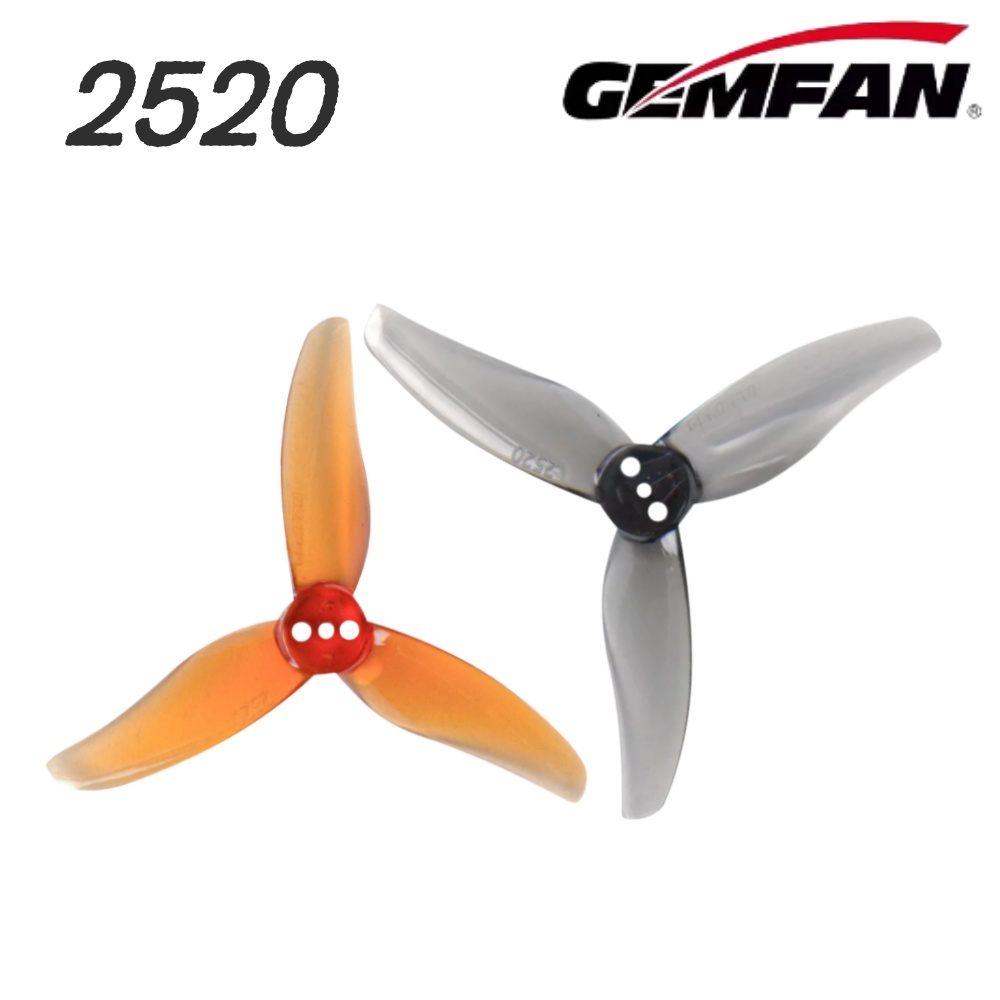 Fpv Drone Motor - 4Pairs Gemfan Hurricane 2520 2.5X2X3 3-Blade