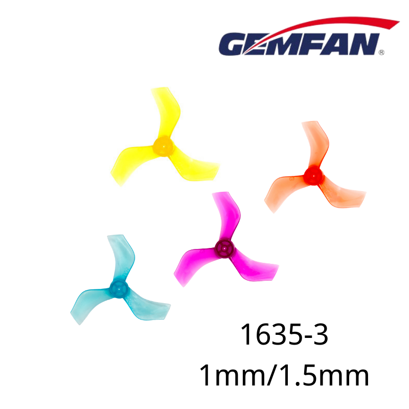 Fpv Drone Motor - Gemfan 1635 40mm 3-Blade Propeller 8Pairs