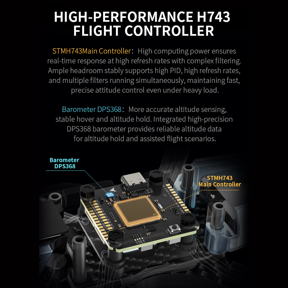 Axisflying H743 PRO Flight Con - Fpv Drone Flight Controller recension och pris
