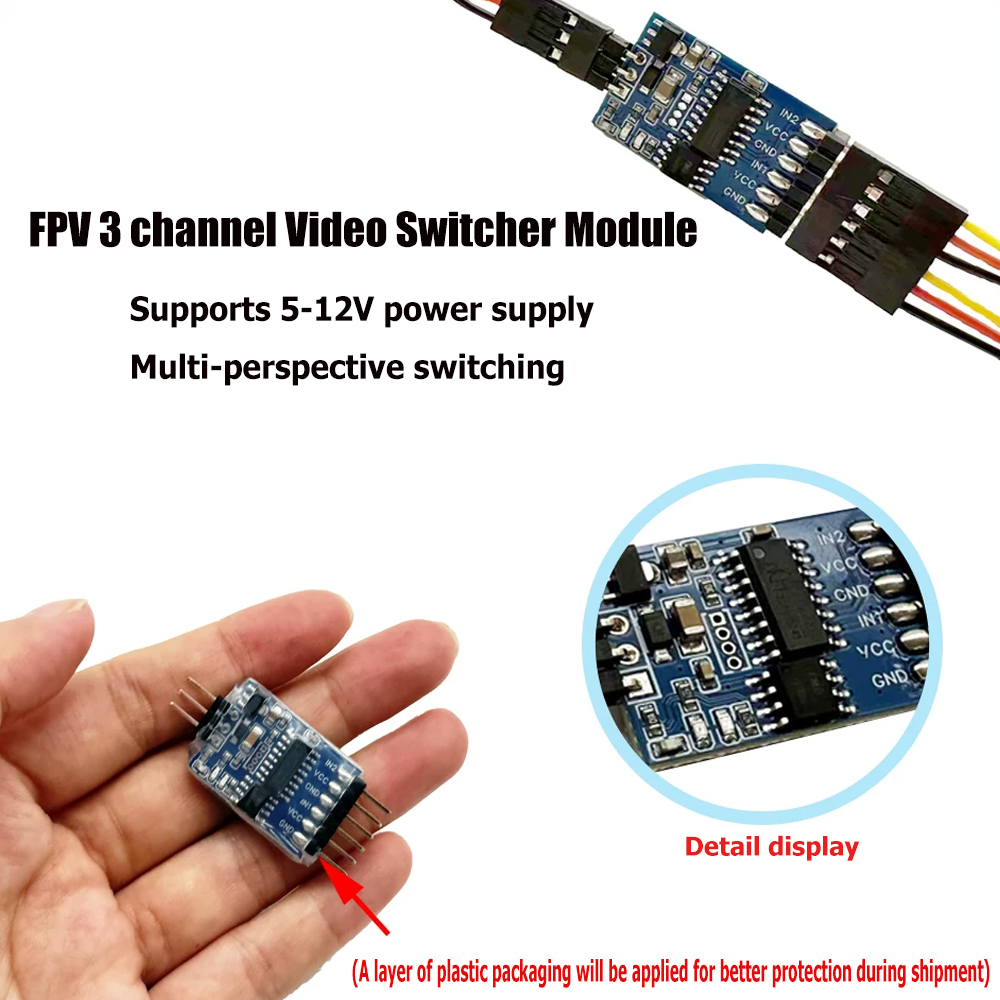 5.8G 3 Channel Video Switcher  - Fpv Drone Battery recension och pris