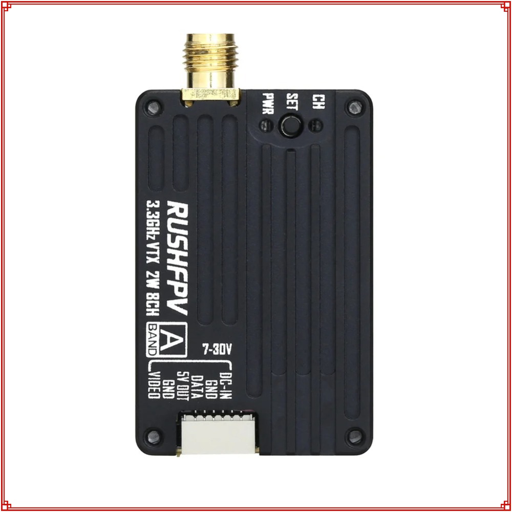 2026 New RUSHFPV 3.3G 2W VTX T - Fpv Drone Transmitter recension och pris