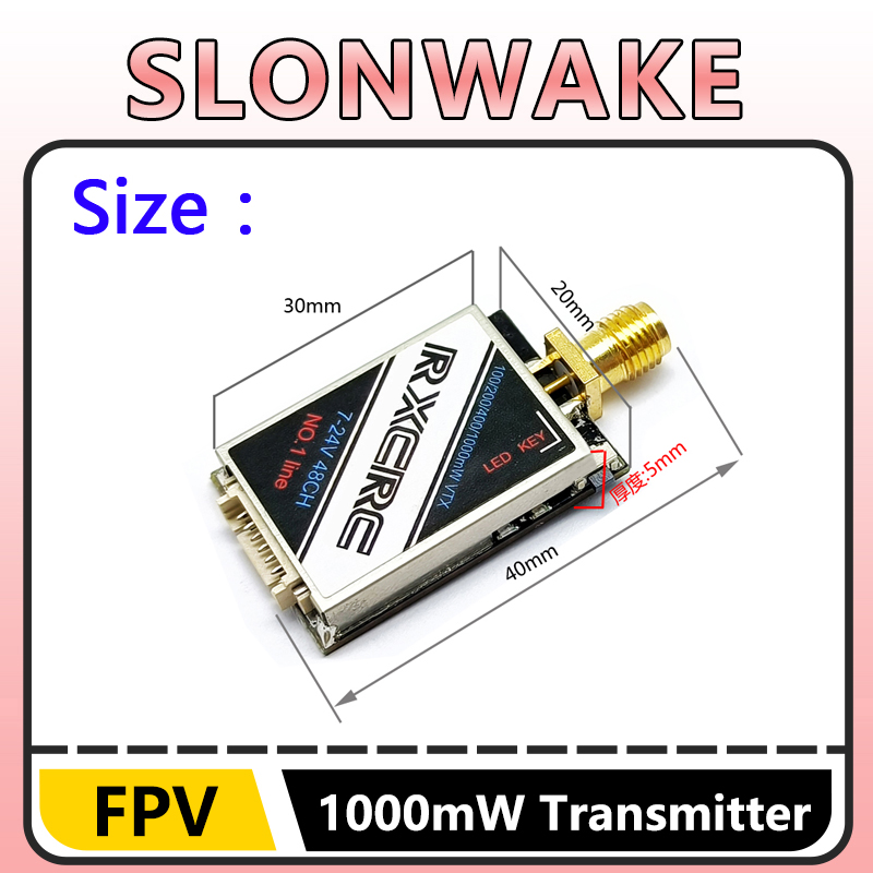 SLONWAKE  5.8G 48CH 1W VTX 100 - Fpv Drone Frame recension och pris