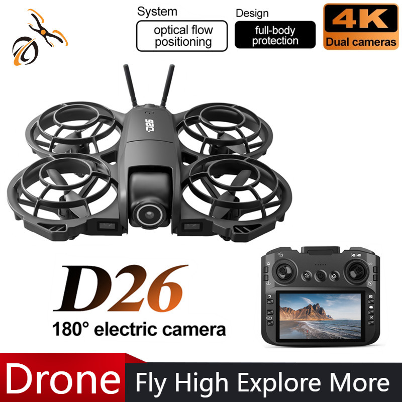 D26 Drone 4K Aerial HD 180° Ca - Fpv Drone Charger recension och pris