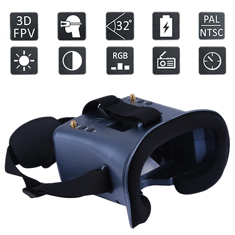 5.8G 40CH 4.3 Inch 800*480 Vid - Fpv Drone Goggles recension och pris