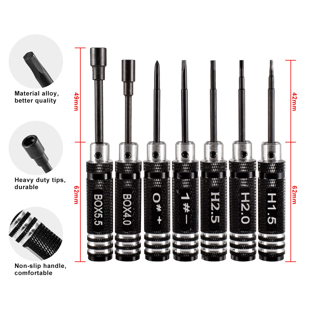 9IMOD RC Hex Driver Set Metal  - Fpv Drone Tool Kit recension och pris